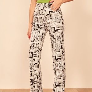 Reformation Newspaper Pants
